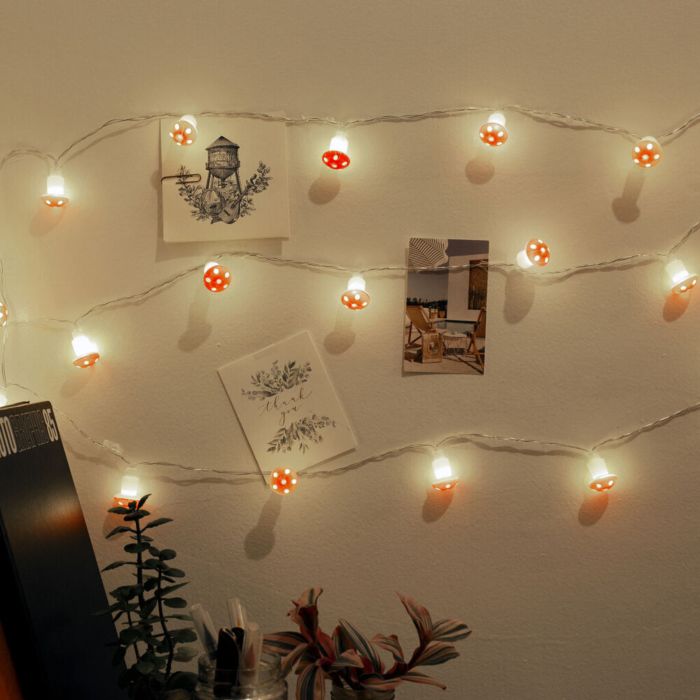 Mushroom String Lights